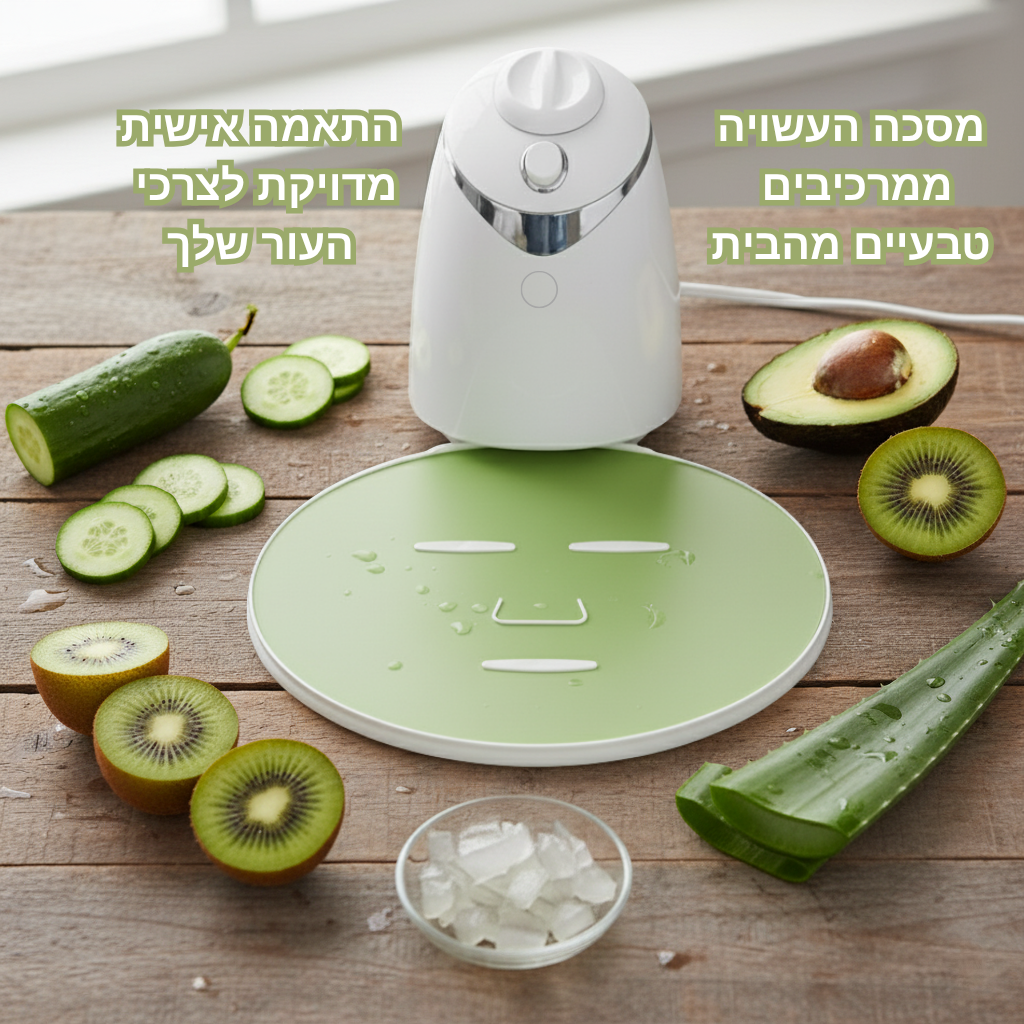מכשיר ביתי להכנת מסיכות ספא טבעיות מבית - Lunara